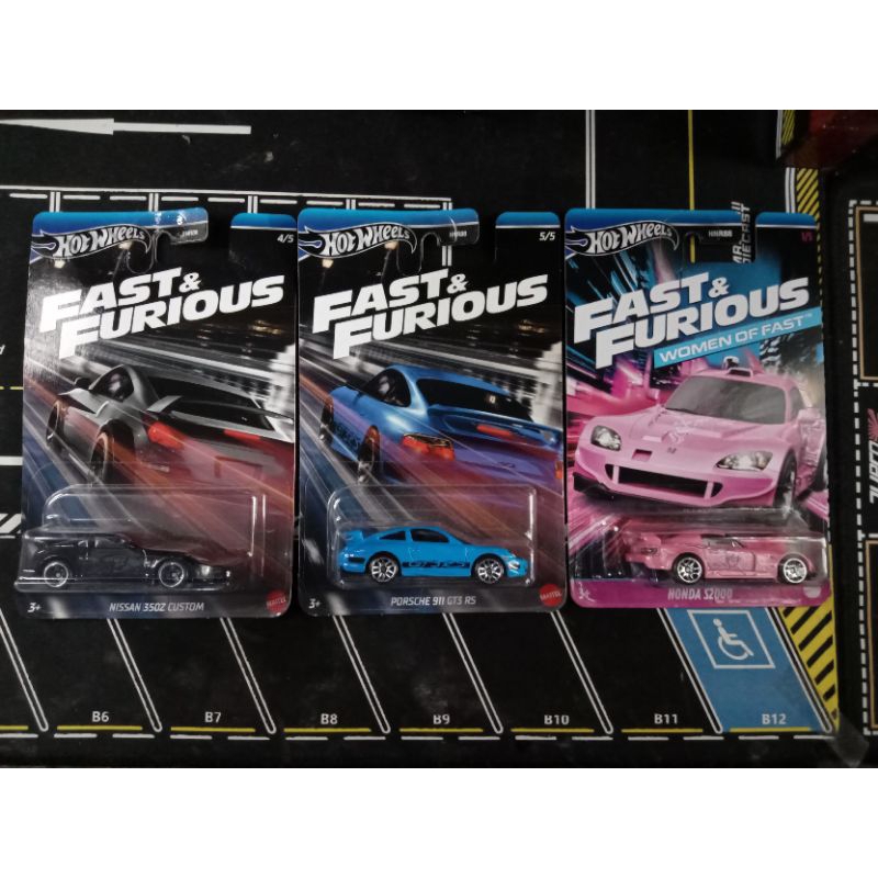 Hot Wheels Fast and Furious paket suki
