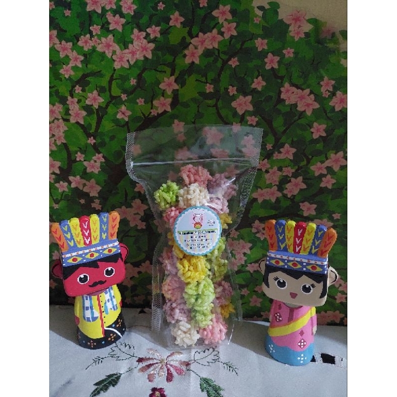 

Rengginang imut warna warni