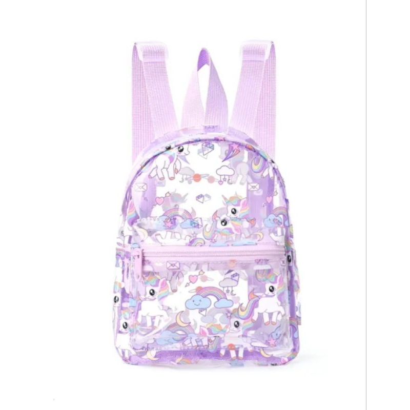 Tas Ransel Anak Mini Transparan Hadiah Ulang Tahun Lucu - Tas Mika Transparan Fashion Anak