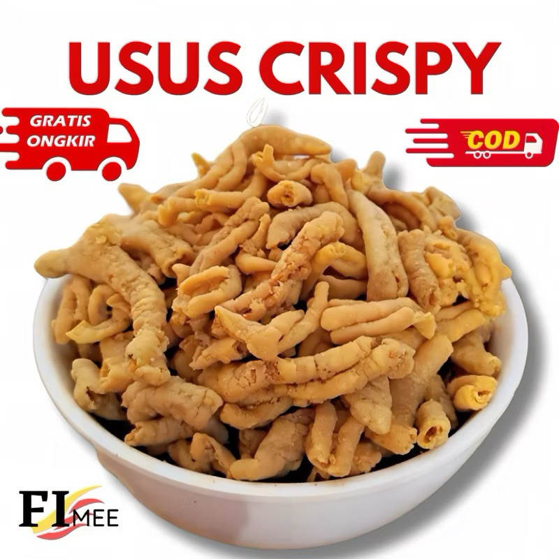 

KERIPIK USUS CRISPY 250 GRAM | 100 GRAM | 50 GRAM FIMEE SNACK