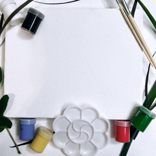 

Promo Terlaris Paket Melukis Kanvas 25x25 Cat Akrilik Kuas Palet Lukis Paket Menggambar Hemat BY TruffleArt