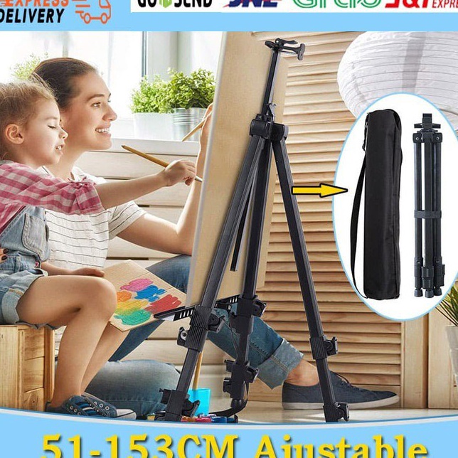 

First Quality Stand Lukis Standar Holder Papan Kanvas Lukisan Easel Melukis Standing