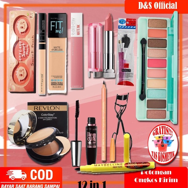 Update Bermutu Paket Alat Make Up Korea Lengkap Murah 1 Set Komplit Peralatan Kosmetik Maybelline Re