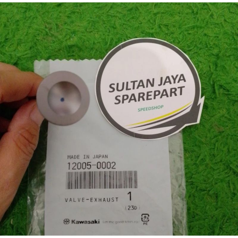 KLEP TITANIUM VALVE EXHAUST KLEP EX KX250 KX 250 ORI KAWASAKI 12005-0002