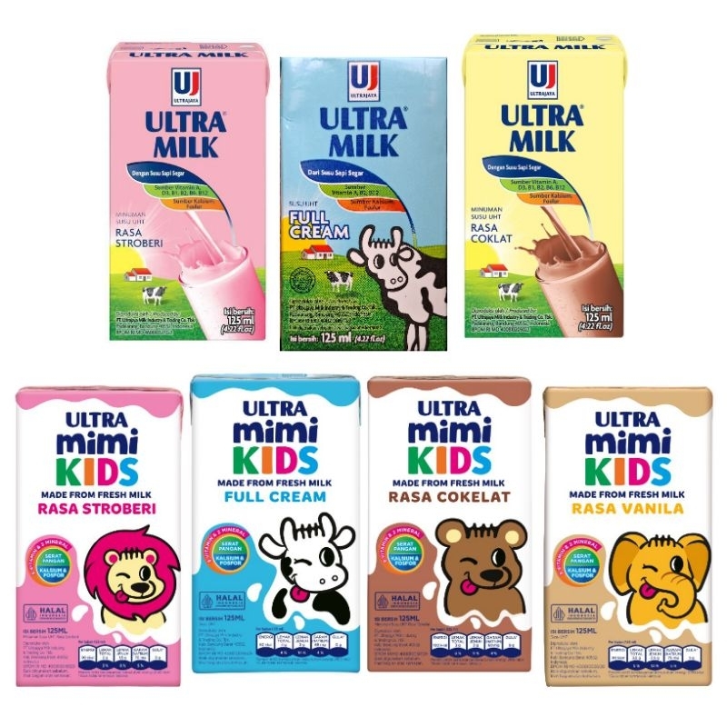 

ULTRA MILK 125 ML ULTRA MIMI KIDS 125 ML