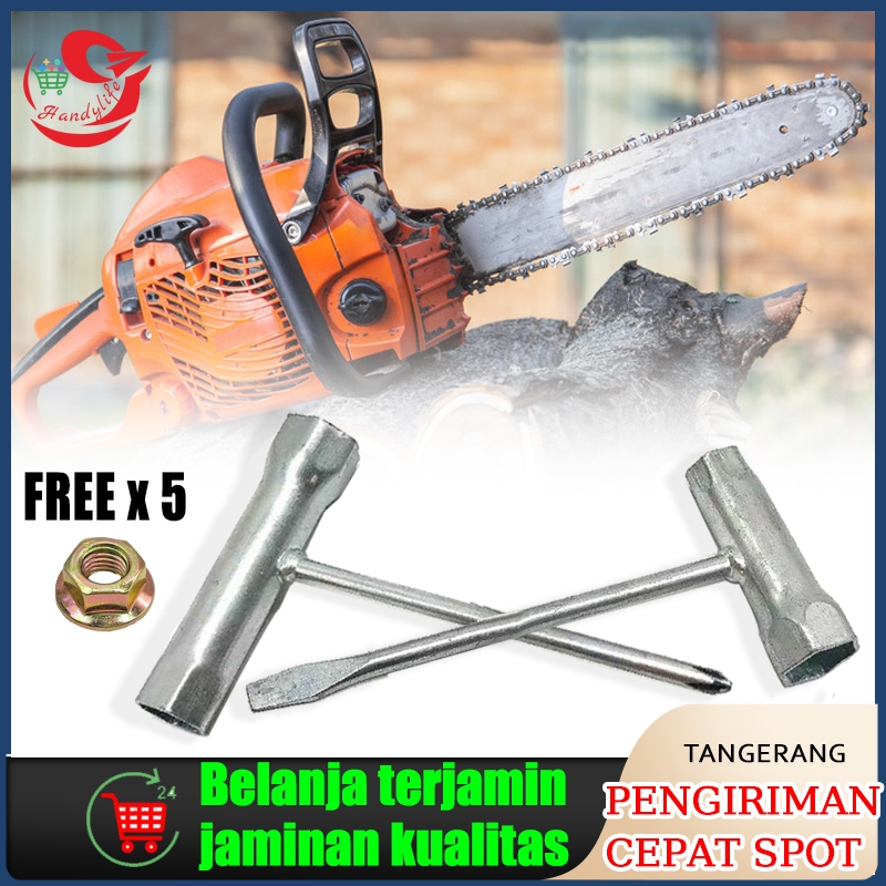 Kunci Busi Potong Rumput Mur Lock As Roda M8