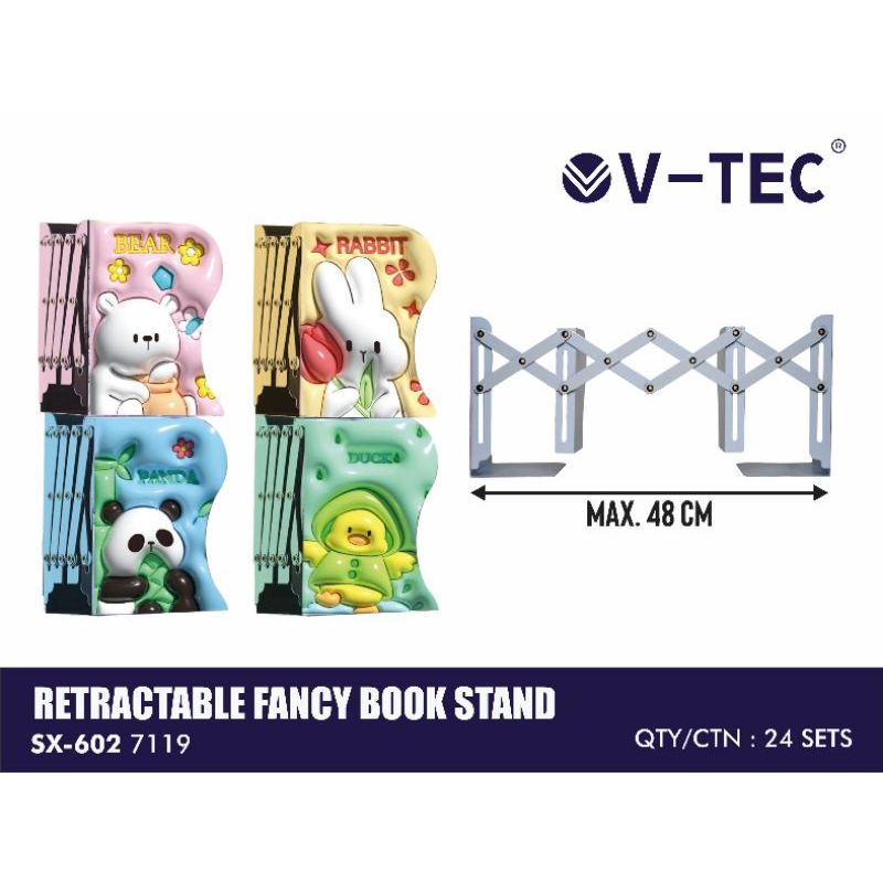 

V-TEC Retractable Standbook Fancy SX-602 7119