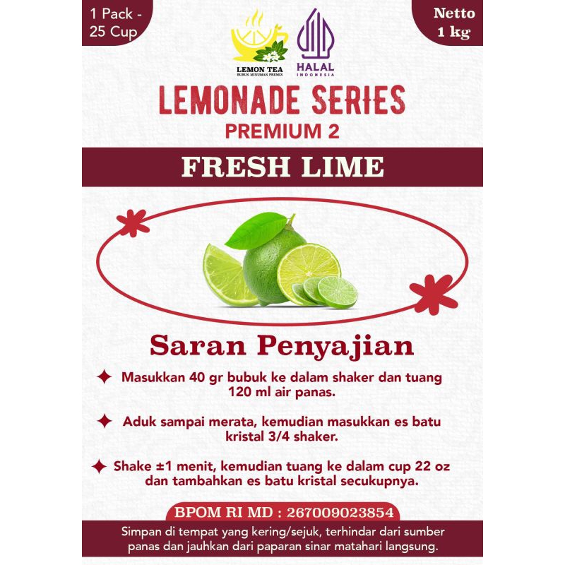 

RB Bubuk Premix Fresh Lime / Jeruknipis 1kg