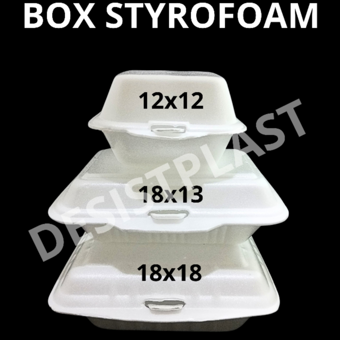 Sterofoam Nasi Sterofoam Mangkok Sterofoam Buah Lengkap / Box Nasi Styrofoam Nasi - isi setiap produ