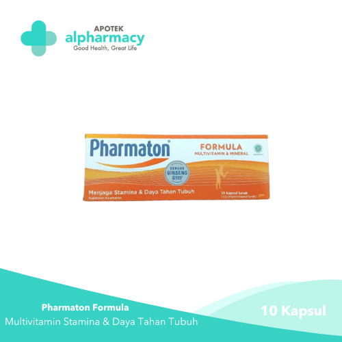 Pharmaton Formula 1 Box isi 10 Kapsul