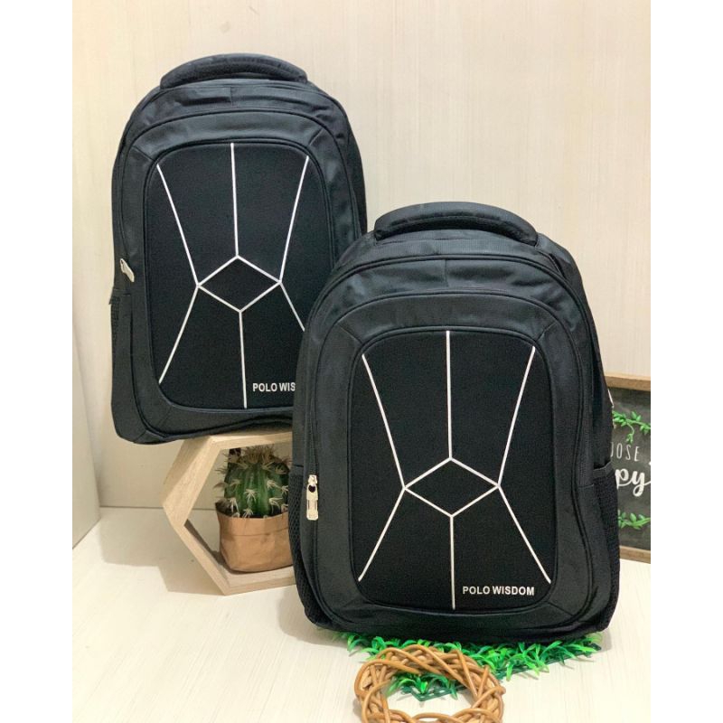 ELVINA_ Tas Ransel Polo Wisdom