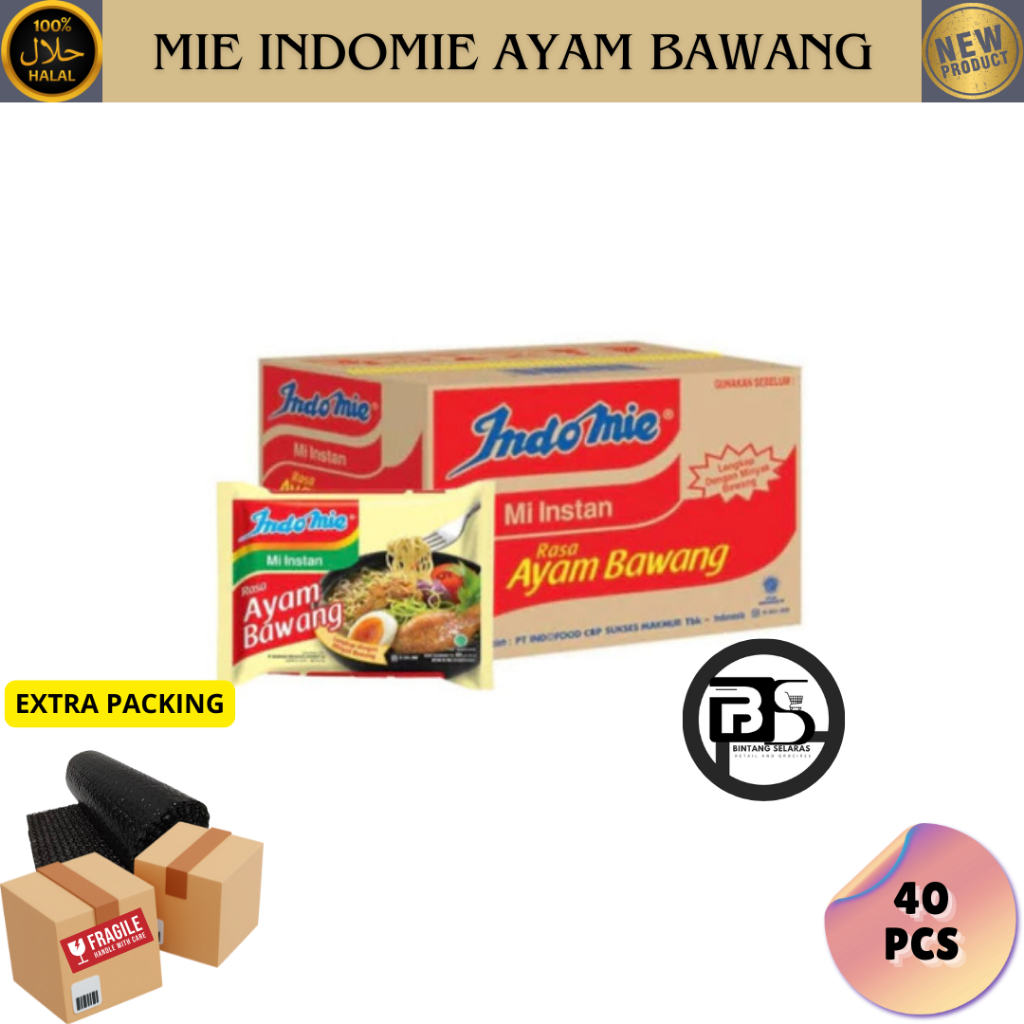 

Indomie Ayam Bawang Perdus Isi 40 Bungkus