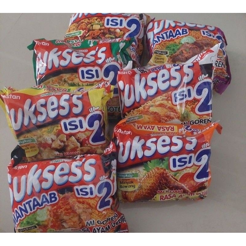 

mie sukses isi 2 ll 1 dus bisa random