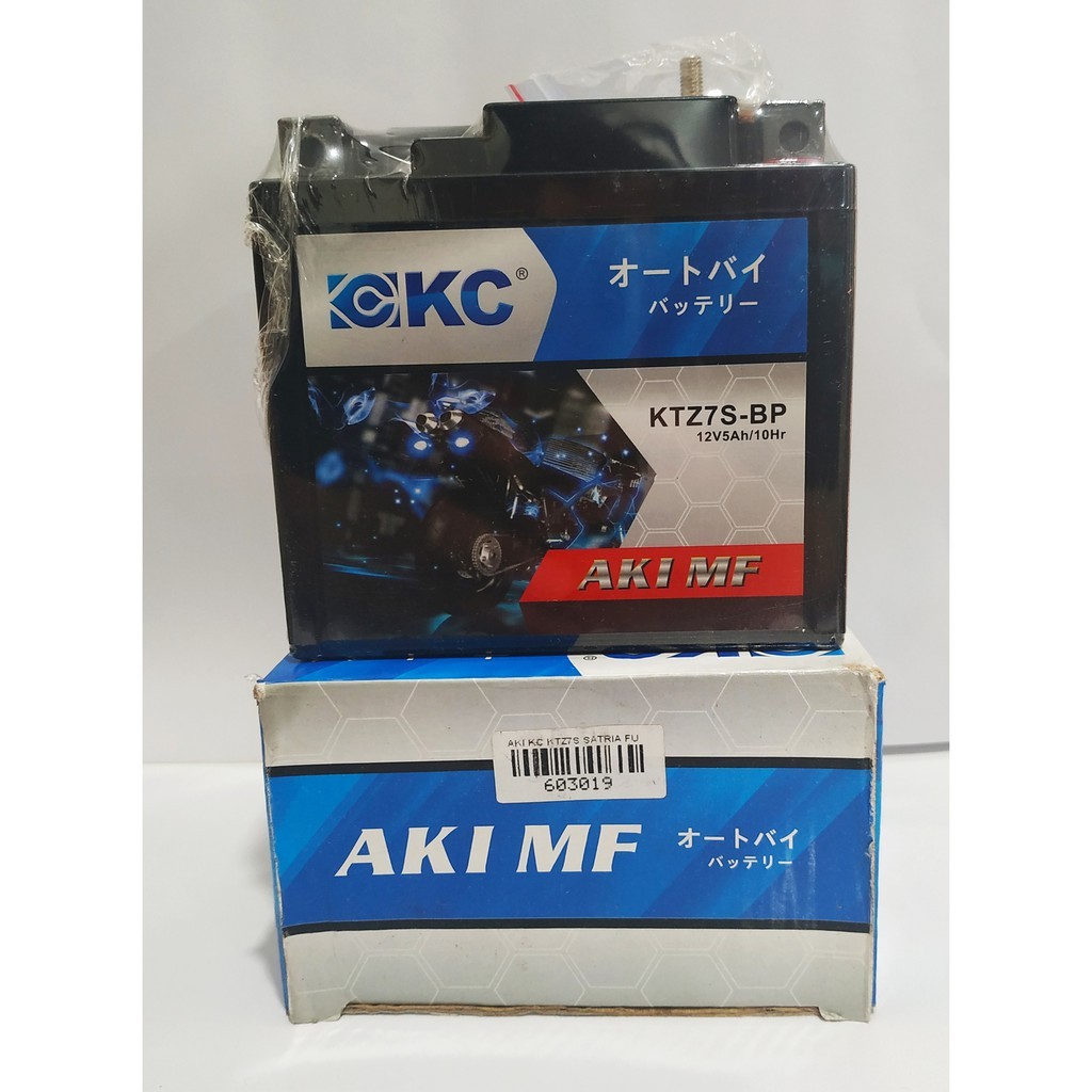 AKI KERING KC MURAH SATRIA F 150 VARIO 125 CBR 150 PCX RAZOR GTZ7S 12V 7AH KC