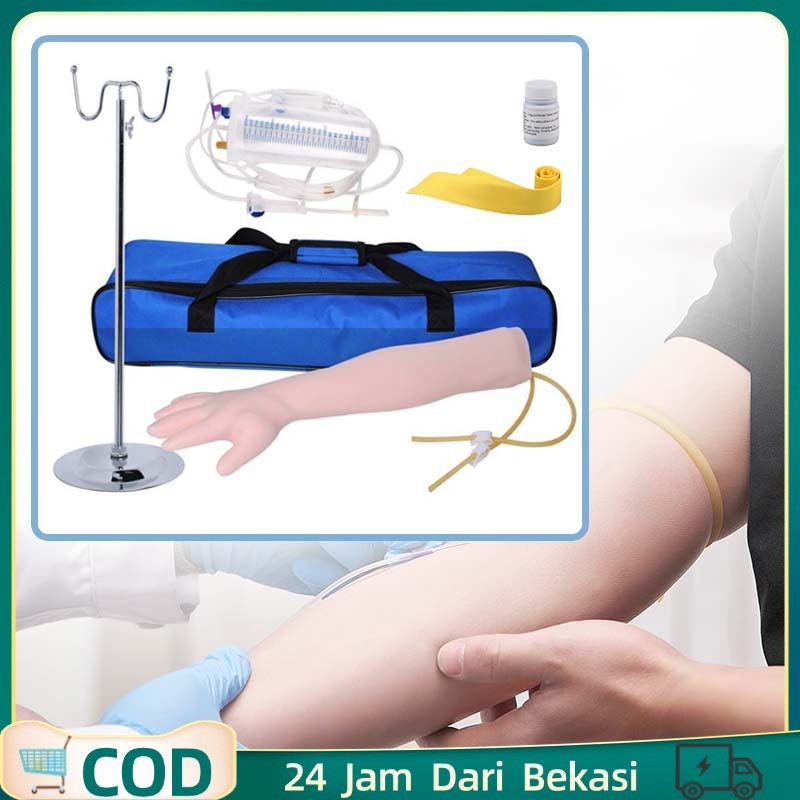Set Manekin Lengan Infus Manekin Tangan Infus Alat Peraga Tangan Infus