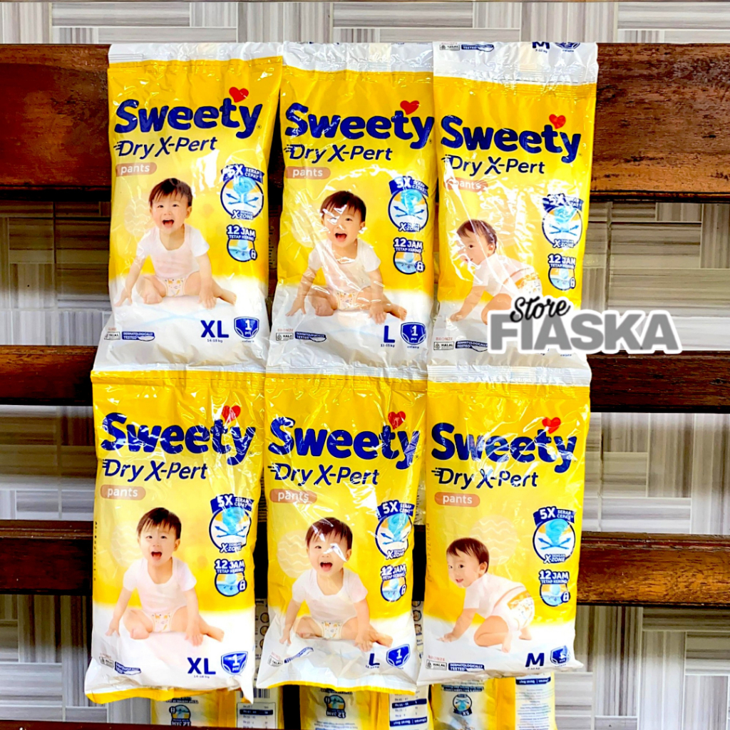 MINI PACK RENCENG SWEETY BRONZE PANTS ( POPOK TIPE CELANA )M/L/XL