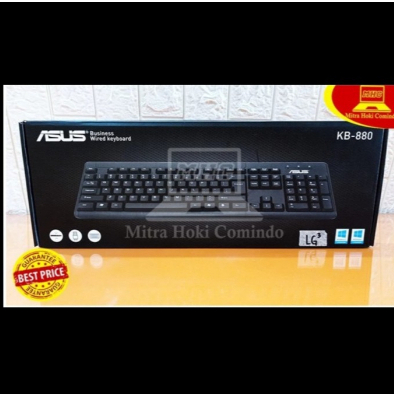 KEYBOARD MURAH KABEL USB WIRED ASUS KB-880