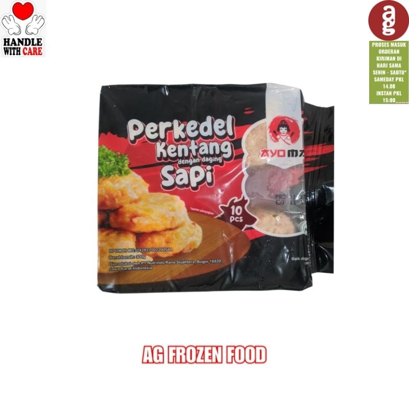 

Ayoma Perkedel Sapi Isi 10Pcs 300 Gram