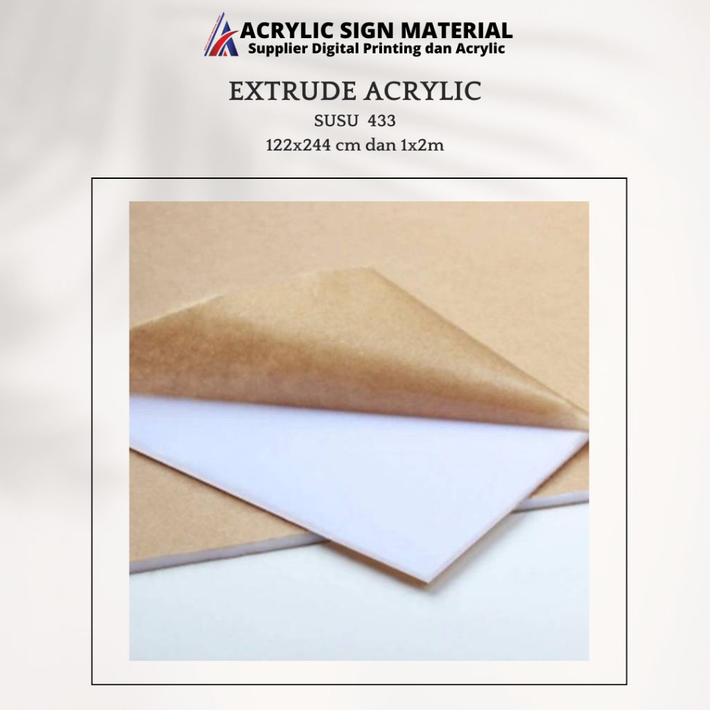 

AKRILIK SUSU UK 122X244 KODE 433 3MM
