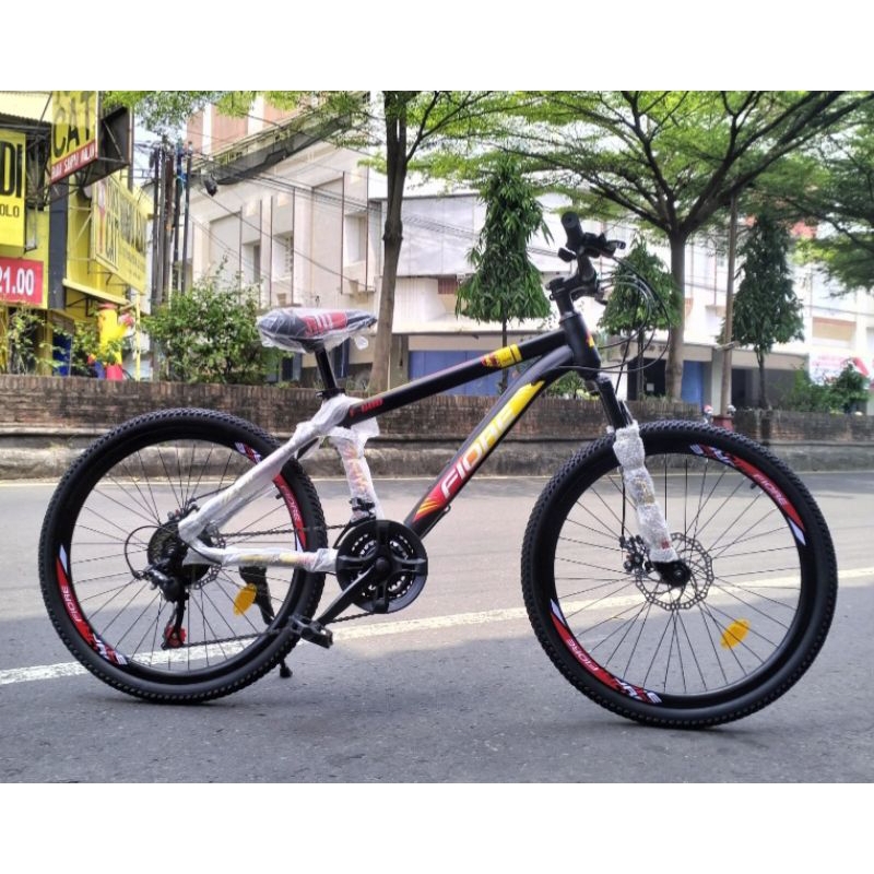 SEPEDA MTB GUNUNG FIORE BY TREX 24 INCH REM CAKRAM 21SP NEW PROMO