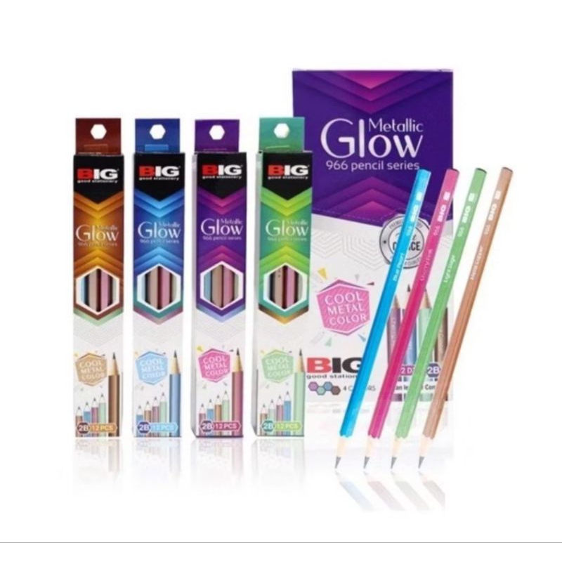 

PENSIL 2B METALIK GLOW BIG 966 (PAK)