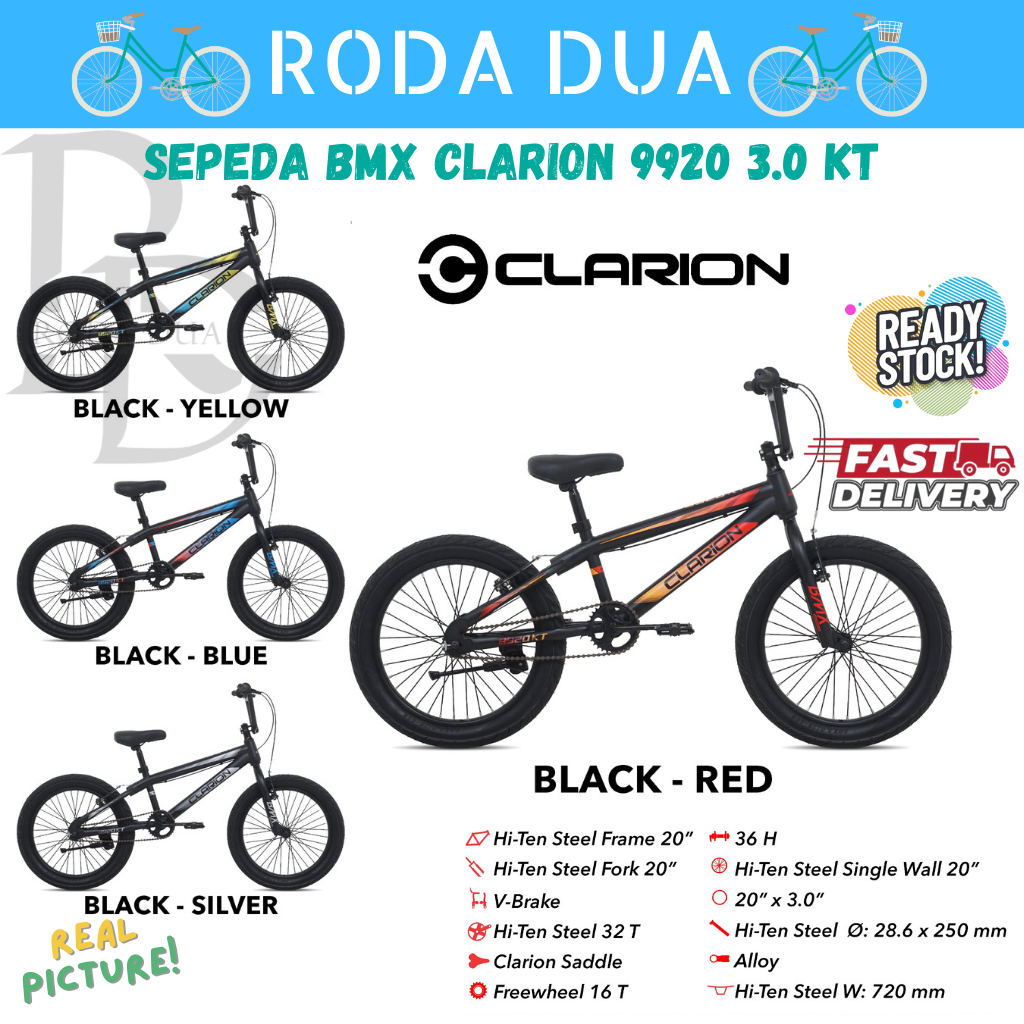 SEPEDA BMX CLARION 9920 3.0 KT UKURAN 20 - SEPEDA BMX ANAK