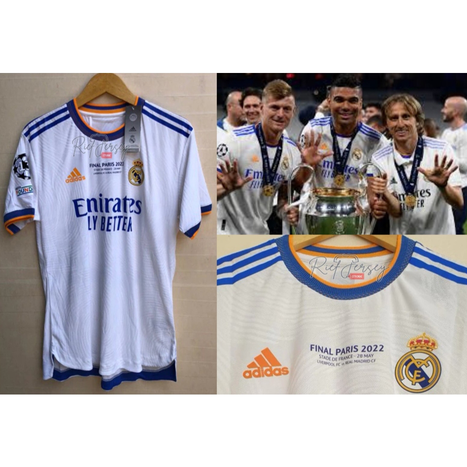 JERSEY PLAYER ISSUE MADRID WINNER UCL MODRIC 10 2022 HTRDY HIGH QUALITY