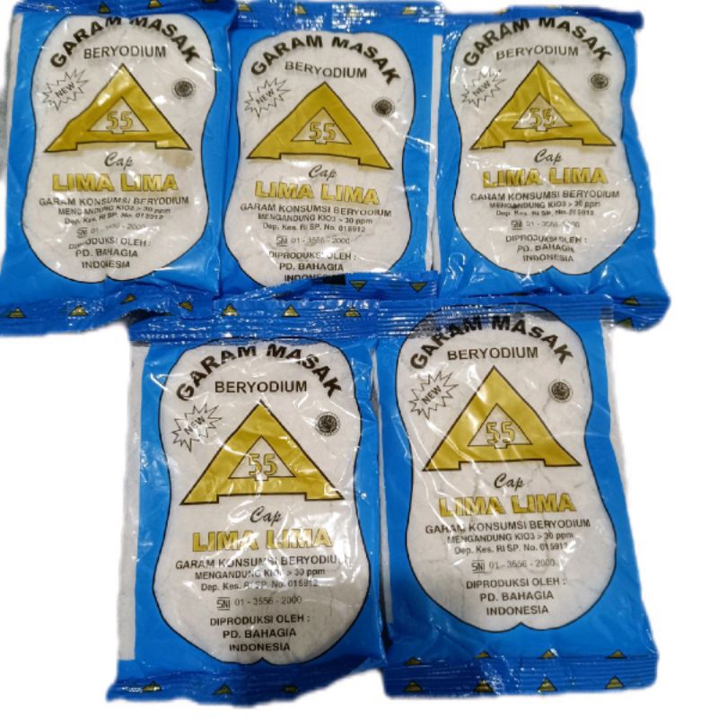 

5 pcs garam halus beryodium garam masak ±100gr