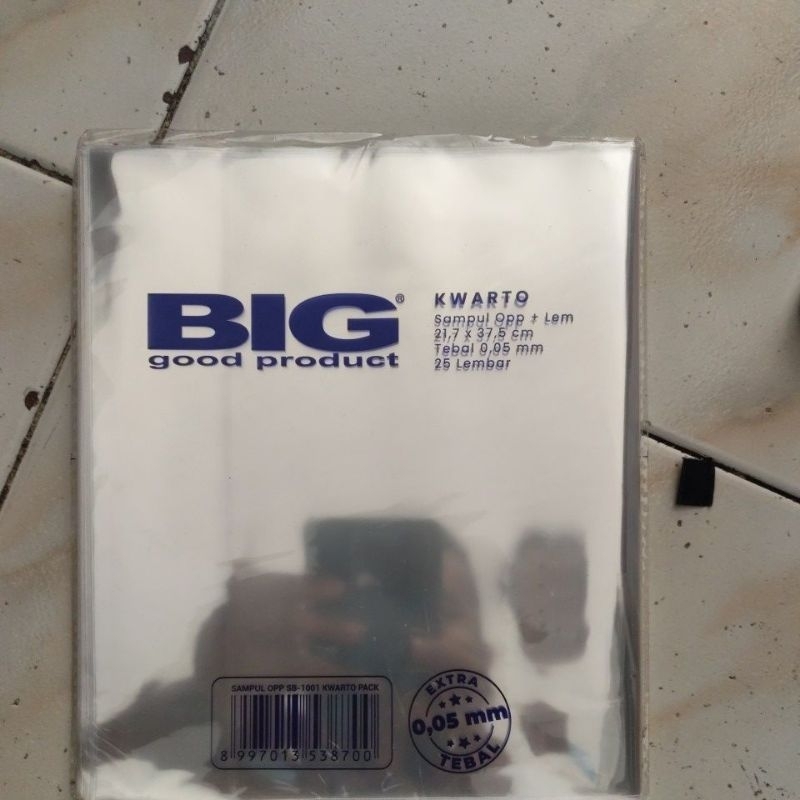 

sampul plastik BIG kwarto 1 pak isi 25