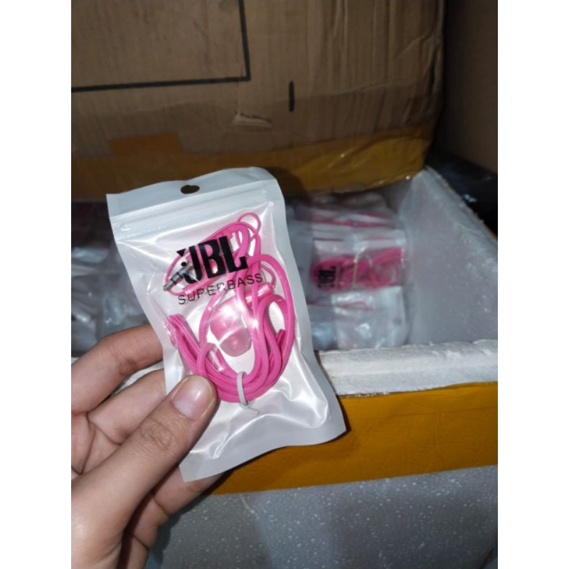 MP3 music bass headset JBL plastik non mic