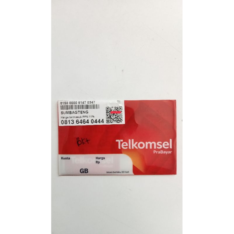 Perdana Telkomsel 260GB Masa Aktif 3 Tahun