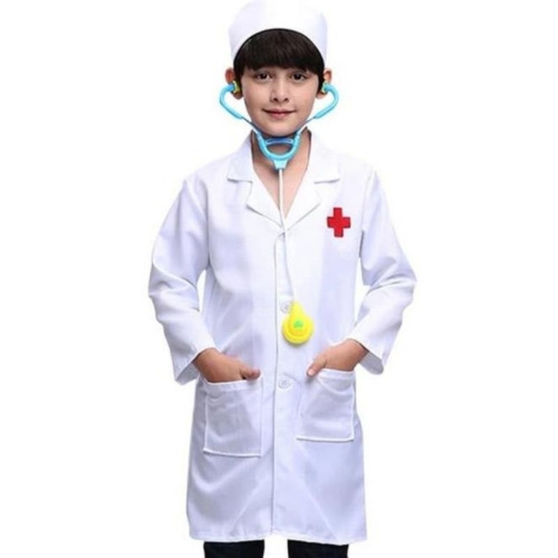 Baju dokter anak kostum dokter anak baju profesi seragam anak seragam dokter kecil kostum profesi