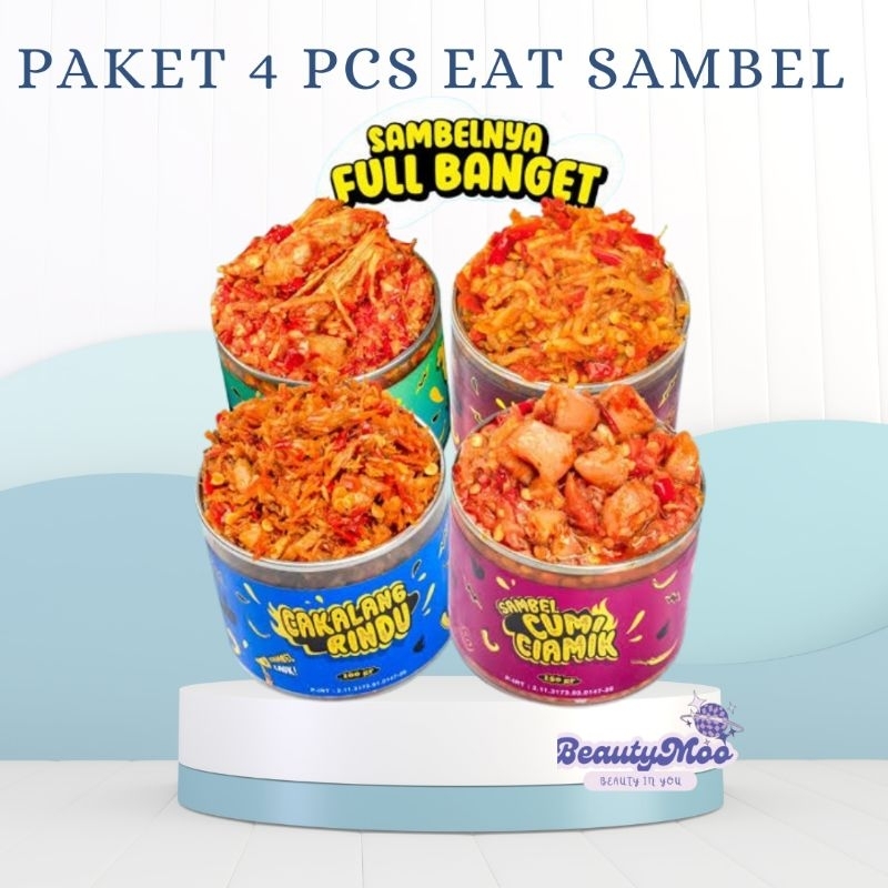 

Paket Hemat Isi 4 Pcs Eat Sambel All Varian