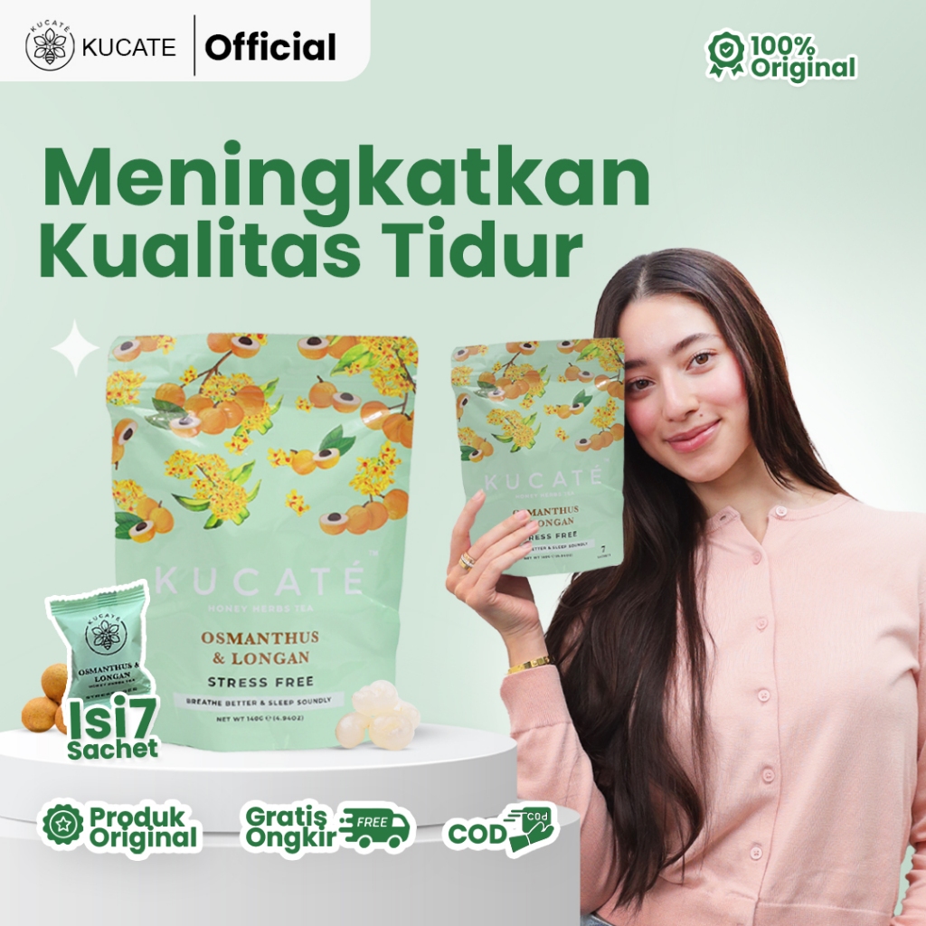 

Kucate - Kucate Stress Free Mengatasi Masalah Insomnia isi 7 Sachet