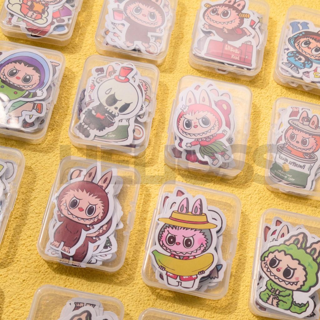 

STIKER KISS CUT DEKORATIF LABUBU STIKER KERTAS BOX MINI KARAKTER LABUBU LUCU TERMURAH HARGA GROSIR HELIOSS.CO
