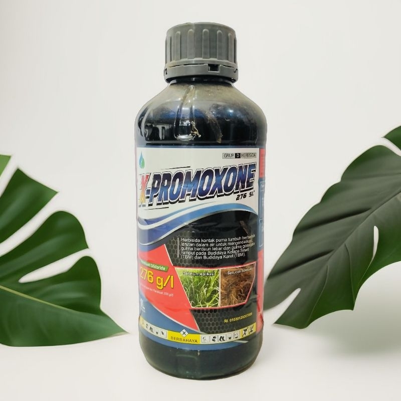 X-Promoxone 276 SL Herbisida Racun Rumput Mengendalikan Gulma Berdaun Lebar 1 Liter