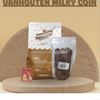 

VAN HOUTEN MILKY COINS CHOCOLATE COMPOUND/ 10KG