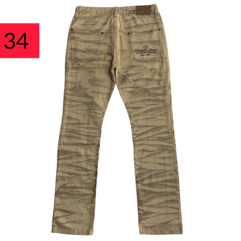 Celana panjang jeans BANANA SEVEN Japan Dirt Wash ( size 34 )