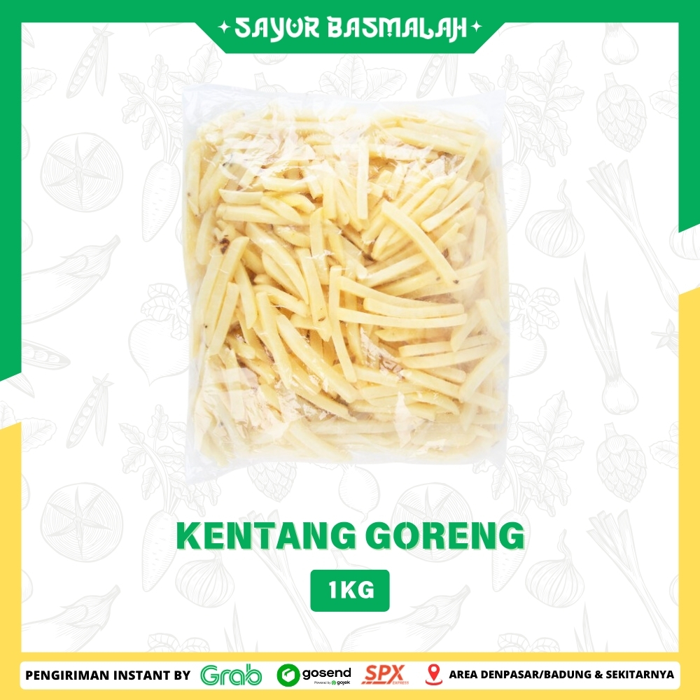 

Kentang Goreng 1kg - Sayur Basmalah