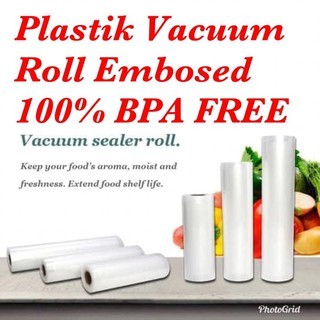 

PLASTIK VACUM VACUUM EMBOSS EMBOSE ROLL UNTUK MESIN FRESHPACK PRO