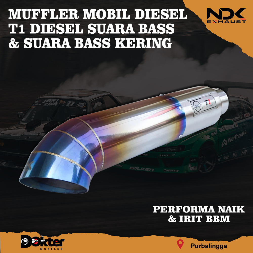 TAILPIPE KNALPOT RACING MOBIL DIESEL NDK EXHAUST TAILPIPE INNOVA 2KD FOTUNER PAJERO TAILPIPE MOBIL D