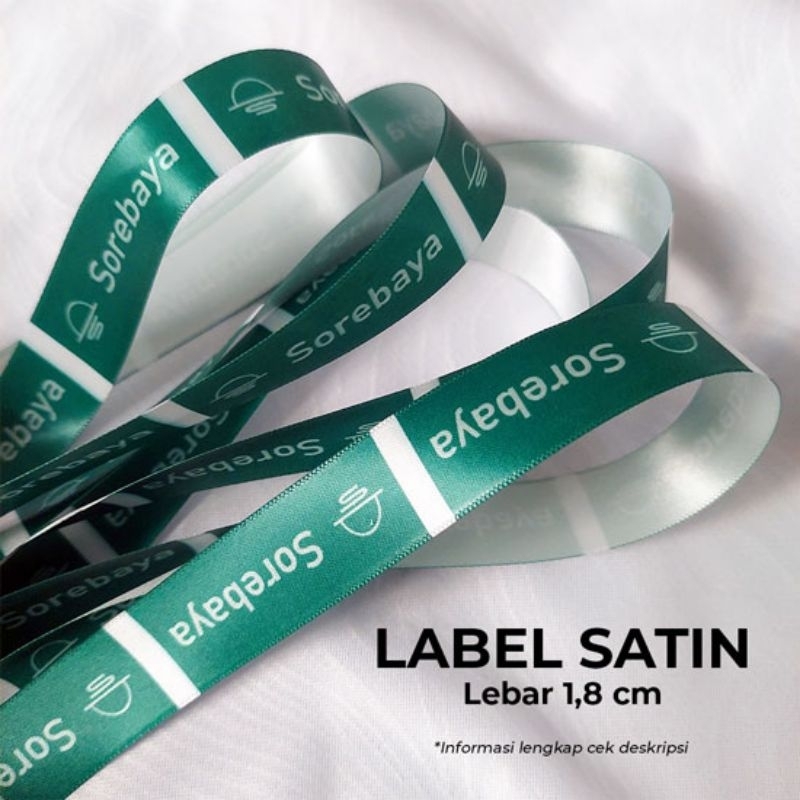 

label satin minimal order 100 lusin