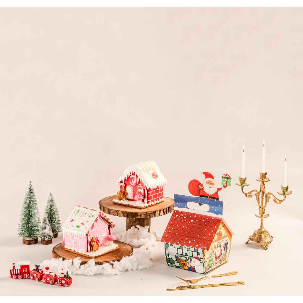 

CHRISTMAS GINGER HOUSE COOKIES