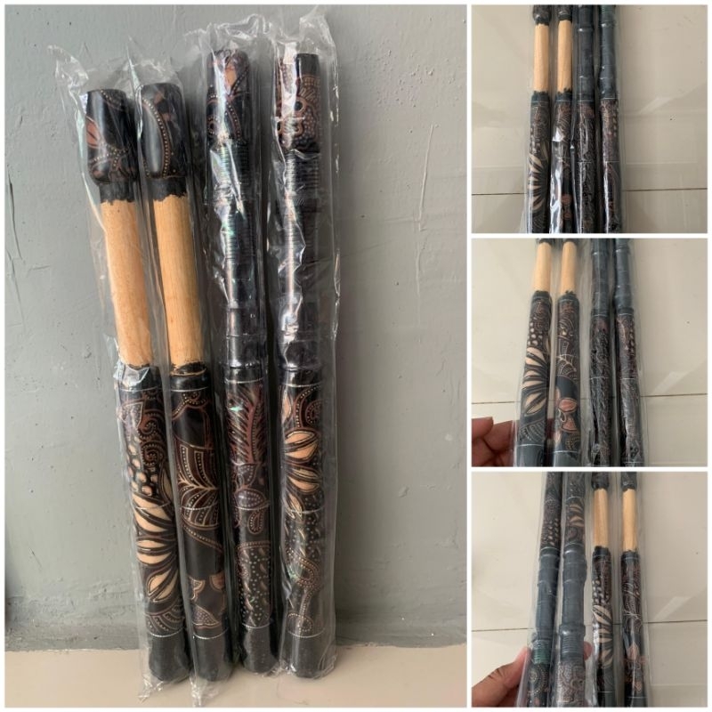 Gagang Joran Batik + Reel Seat | Tanpa Reel Seat