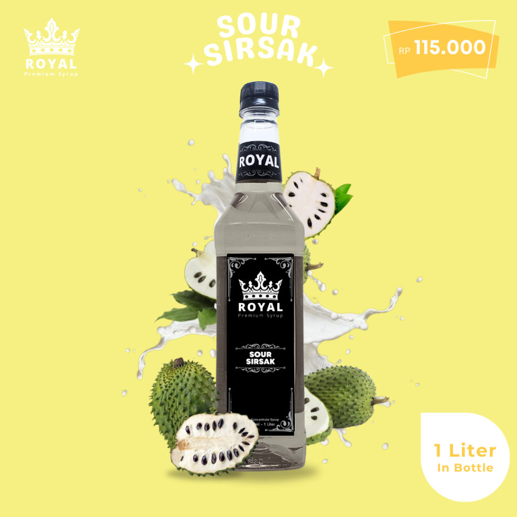 

Royal Sour Sirsak Syrup - Sirup Sirsak Asam (Premium Quality)