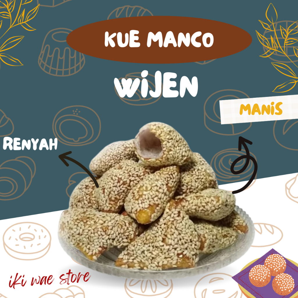 

KUE MANCO WIJEN & KACANG //MANCO WIJEN GULA MERAH khas Madiun