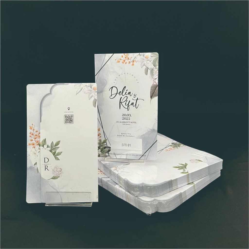 Blangko Undangan Nikah SAMARA 01 I Undangan Murah Simpel Terbaru I