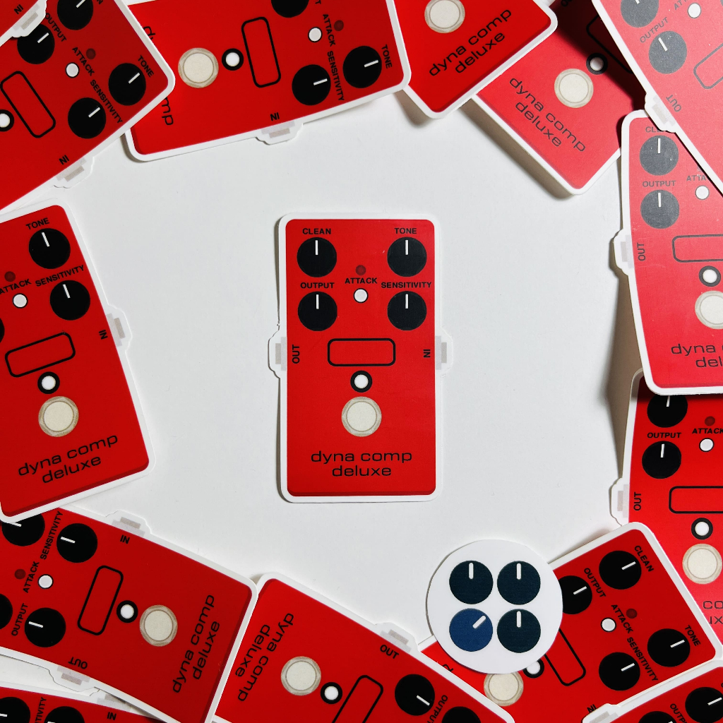 

PDLR - STICKER VINYL - MXR DYNA COMP - Edisi Pedal Gitar / Bass