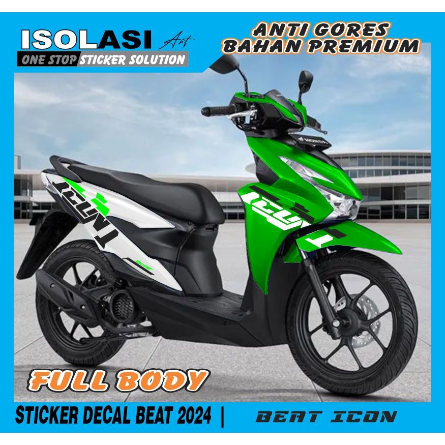 (COD) TERBARU Decal Sticker Honda Beat CBS STREET Smart Key Remote Full body - Stiker Skotlet Varias