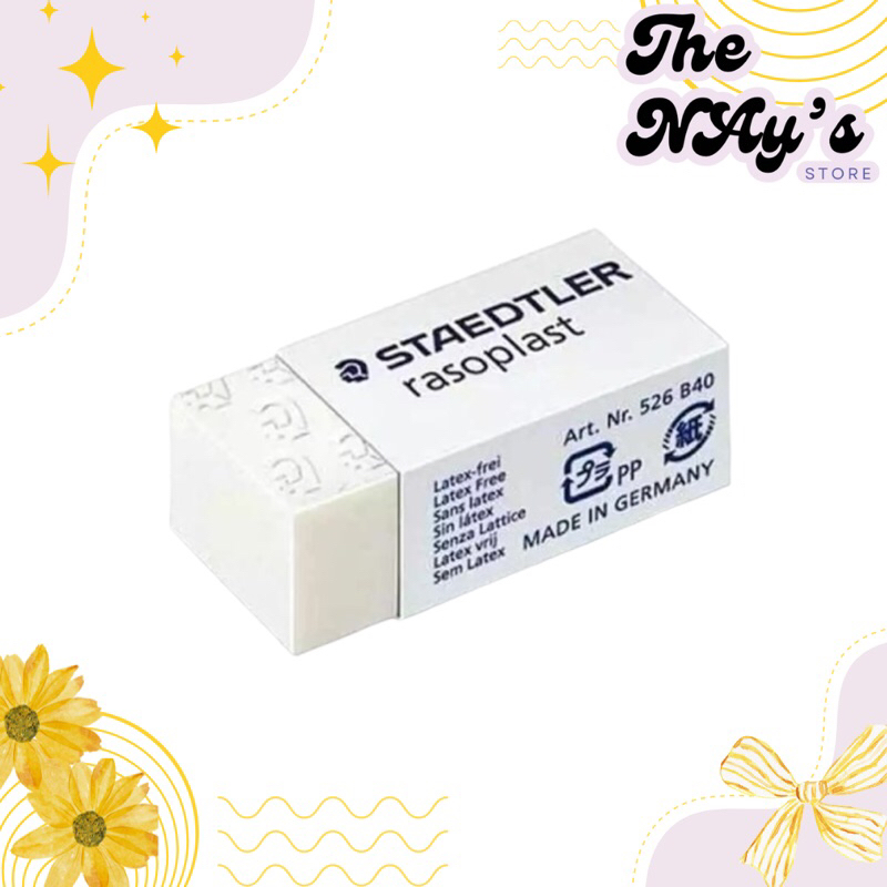 

Eraser / Penghapus Pensil Putih Kecil - STAEDTLER RASOPLAST - ORIGINAL